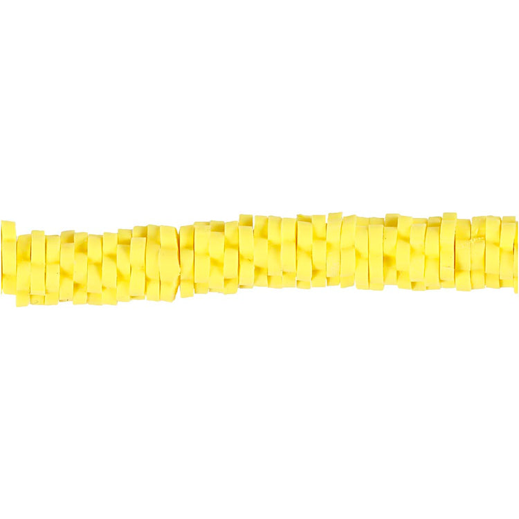 Perles d'argile Creativ company, d 5-6 mm, diamètre du trou 2 mm, jaune, 145 pièces 1 boîte