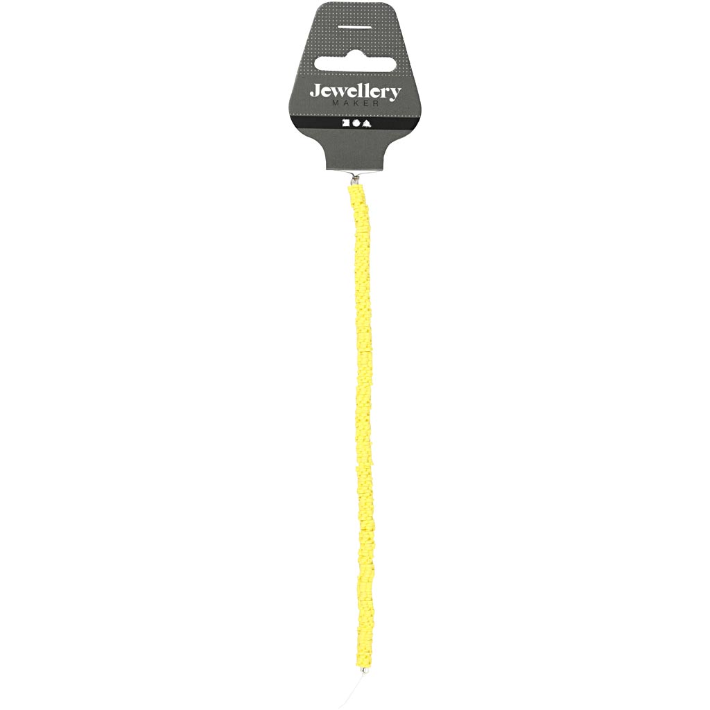 Perles d'argile Creativ company, d 5-6 mm, diamètre du trou 2 mm, jaune, 145 pièces 1 boîte