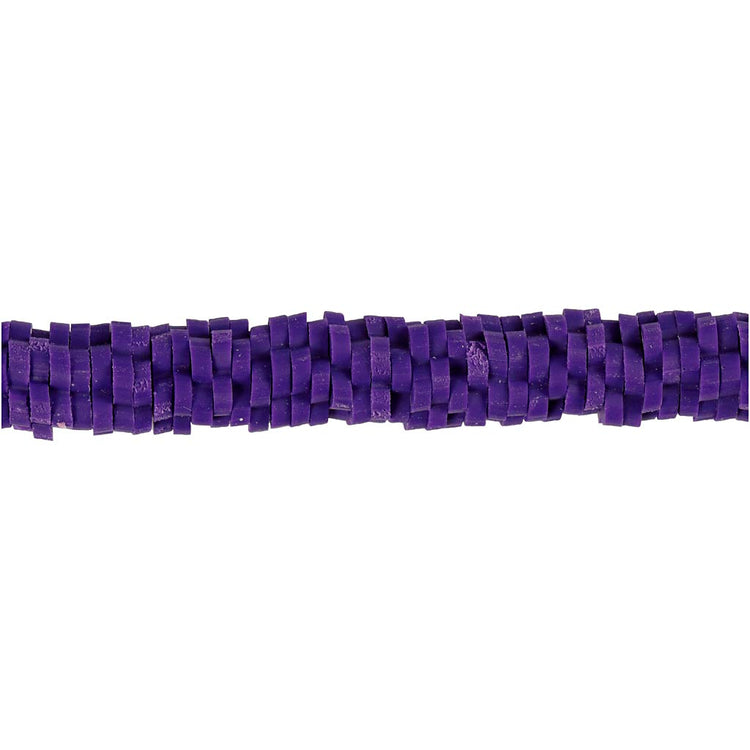 Creativ company perles d'argile, d 5-6 mm, diamètre de trou 2 mm, violet, 145 pièces 1 boîte