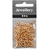 Perles intercalaires Creativ company, d 6 mm, diamètre du trou 2 mm, plaqué or, 100 pièces 1 boîte