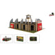 Park Dinoworld en bois Dinosaur avec set de jeu Watchtower