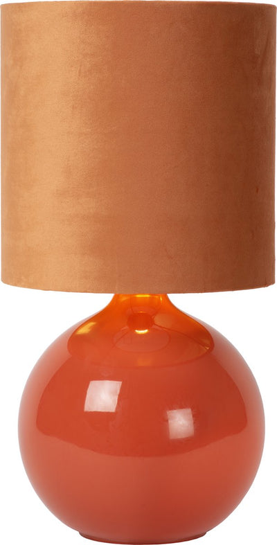 Lucide esterad - lampe de table - ø 24 cm - 1xe14 - orange