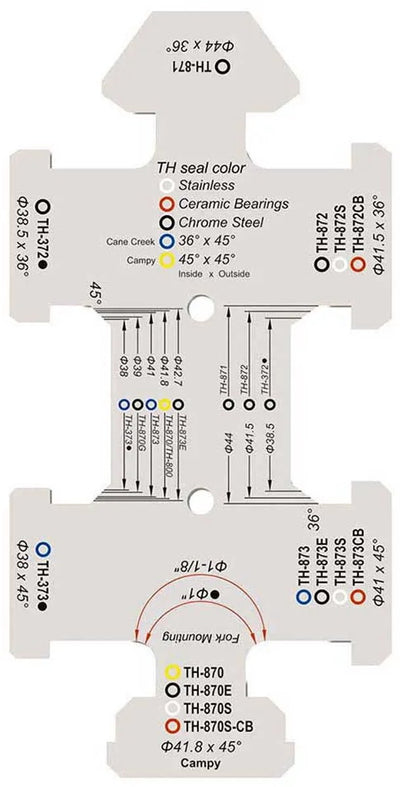 Guide de tube de direction Fsa pour jeux de direction 1 et 1 1 8