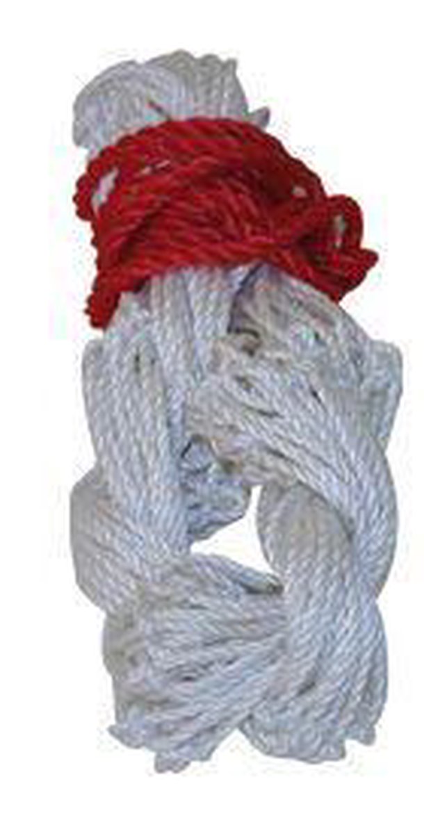 Filet à balles Avento pour 2 balles - blanc rouge