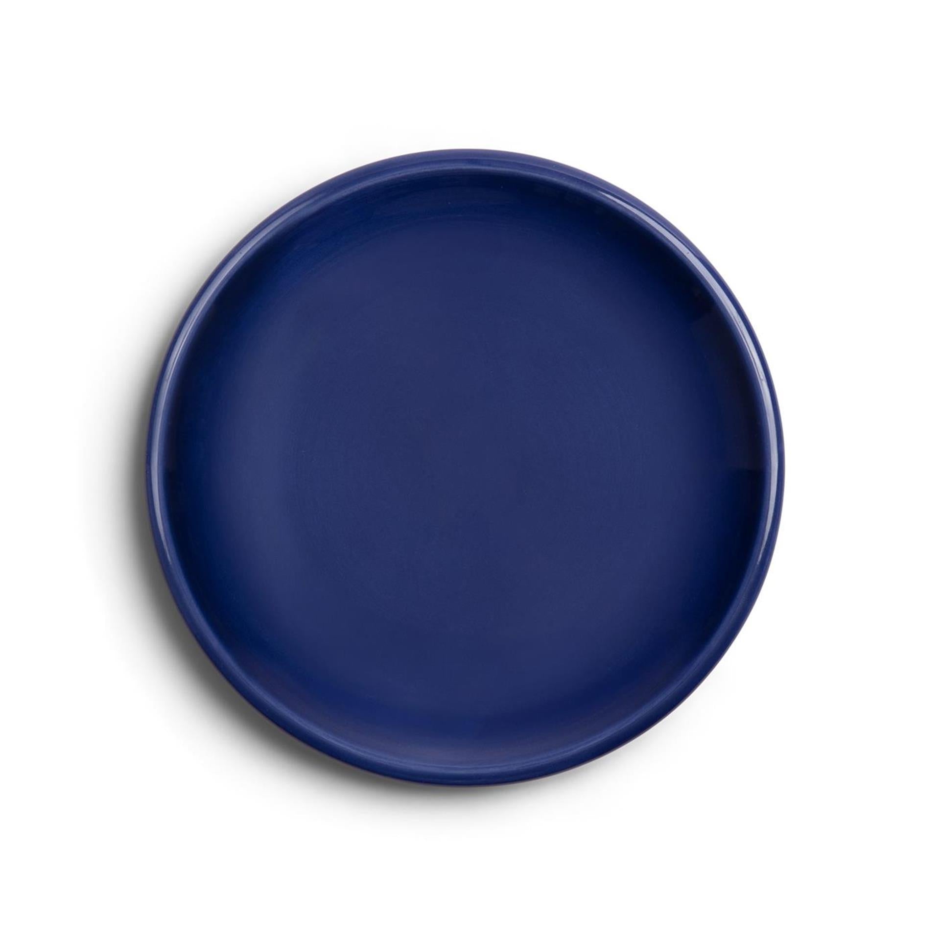 Boerenbont farm blue assiette à gâteau ø16cm bleu foncé 6 pcs