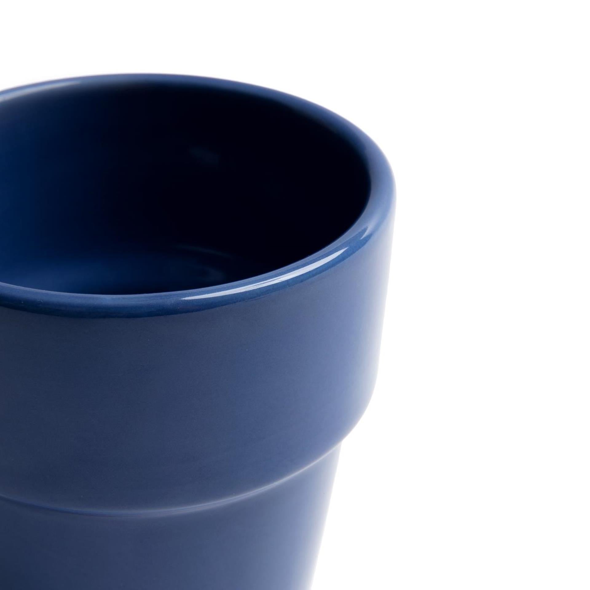 Boerenbont ferme bleu tasse à lait 0,25l l.bleu 6 pcs