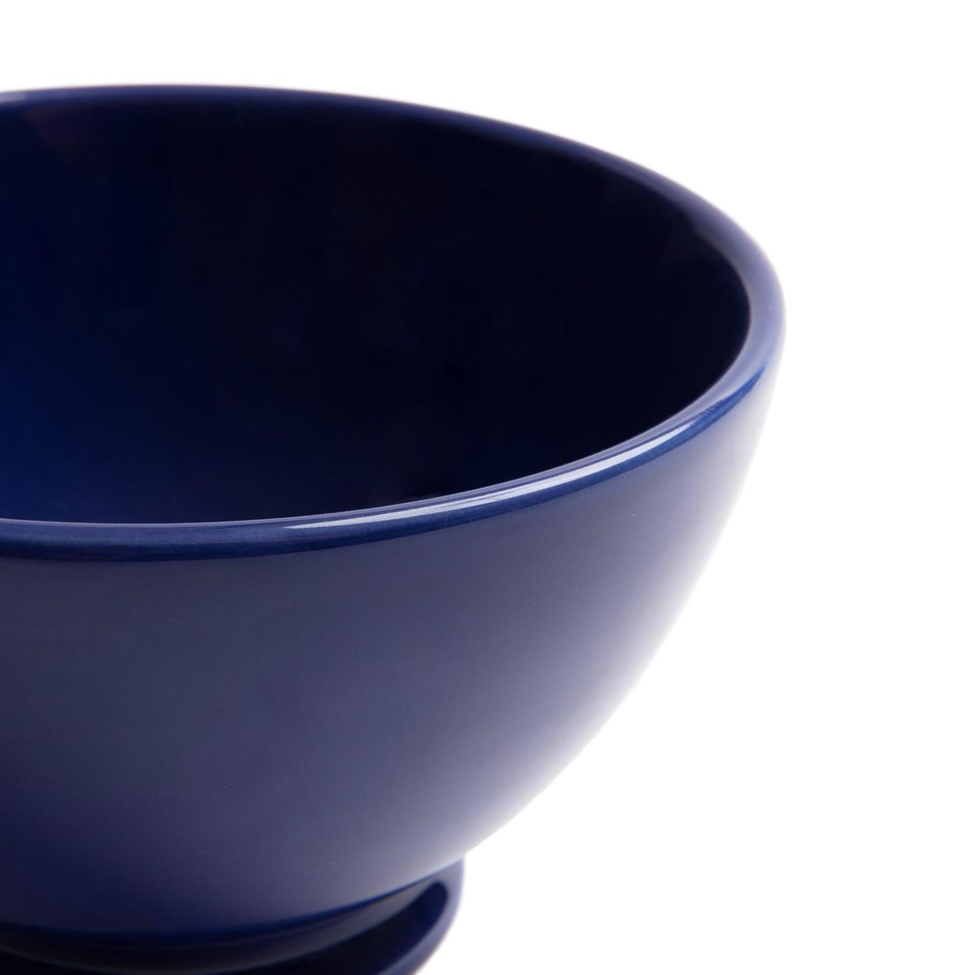 Boerenbont farm bol bleu ø13cm bleu foncé boîte de 6 pièces
