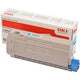 Cartouche de toner oki c712 cyan