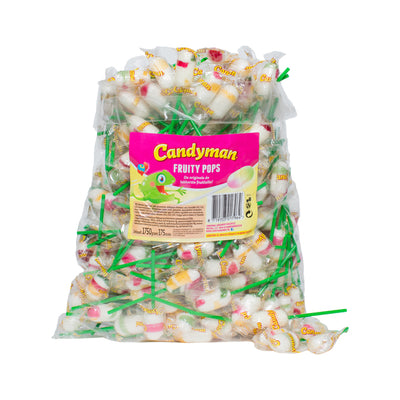 Sucettes fruitées Candyman (175 pièces)