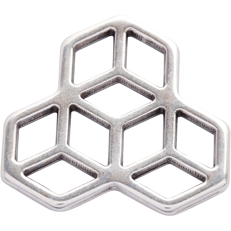 Pendentif bijoux Creativ company, d 30 mm, plaqué argent, 1 pièce