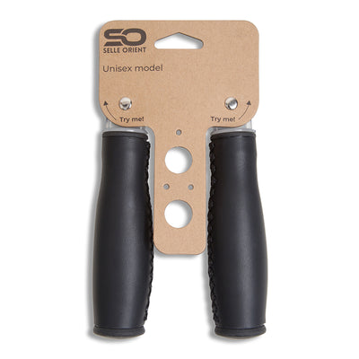 Selle Orient 135mm Grips en faux cuir - Noir