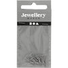 Pompon Creativ company, l: 10 mm, diamètre du trou 1 mm, gris, 5 pièces 1 boîte