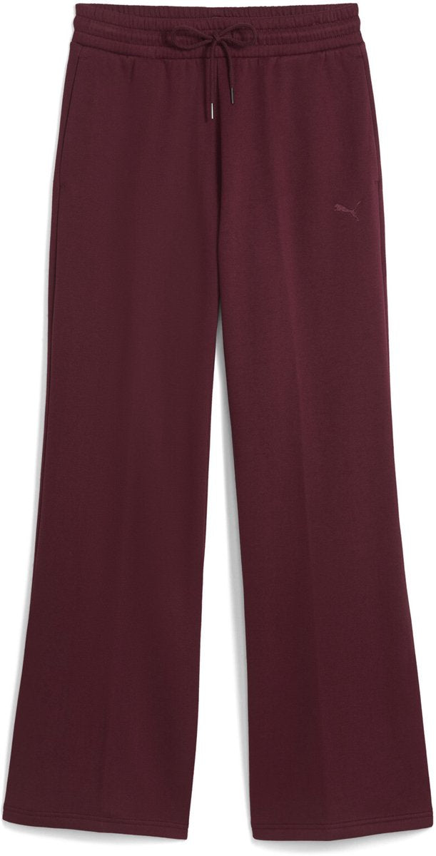 Puma her confort pantalon droit taille haute fl sur pantalon pour femme - rubis chatoyant