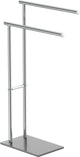 Porte-serviettes Eisl - porte-serviettes - debout - double - gris chrome