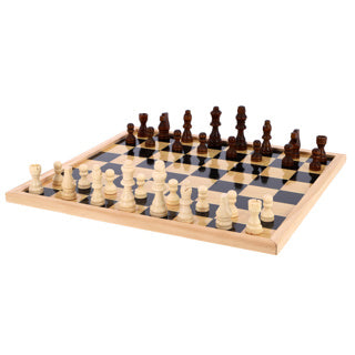 Échec de marque privée OSA avec pièces d'échecs avec des échecs 40 x 40 cm