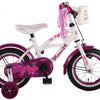 Volare Heart Cruiser Children's Bike - Girls - 12 pouces - Purple blanc