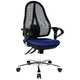 Siège opérateur point ouvert deluxe topstar noir bleu