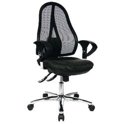 Siège opérateur point ouvert deluxe topstar noir gris