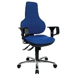 Chaise de bureau topstar ergo point bleu