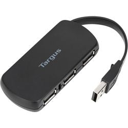 Hub USB targus ach114eu 4 ports gris, noir