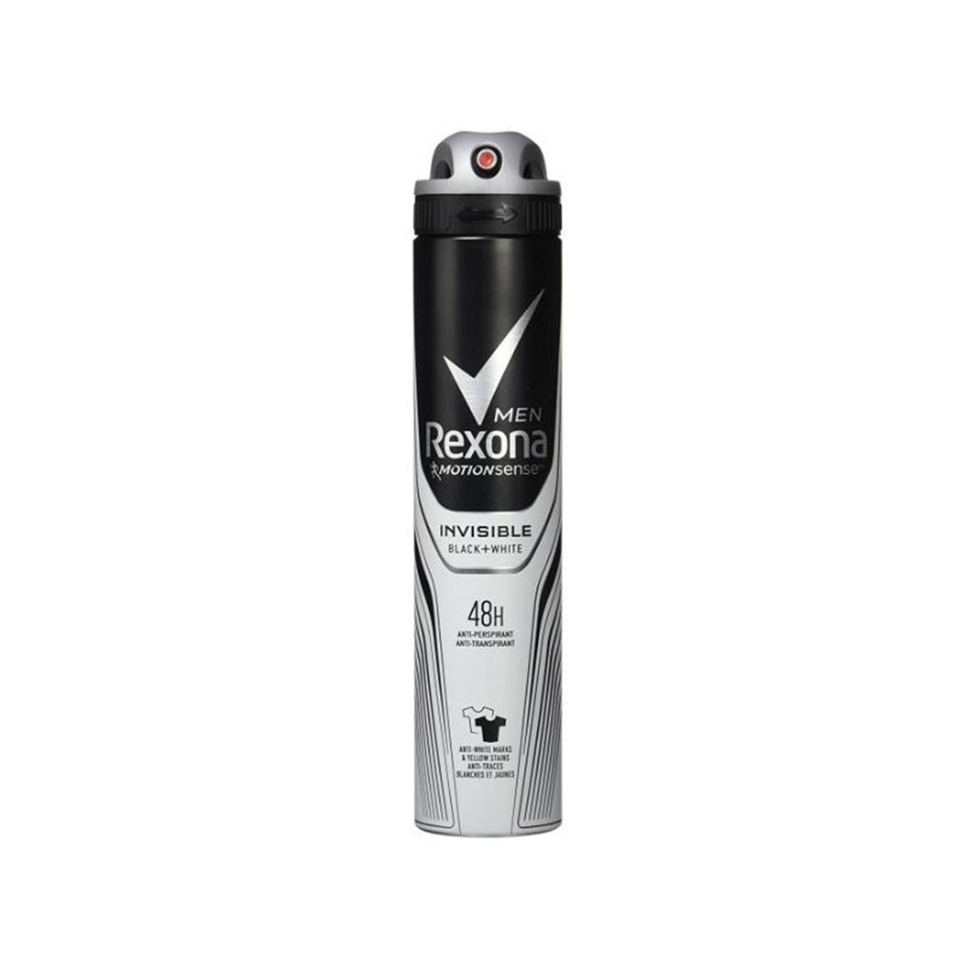 Rexona déodorant spray homme 200ml b w invisible