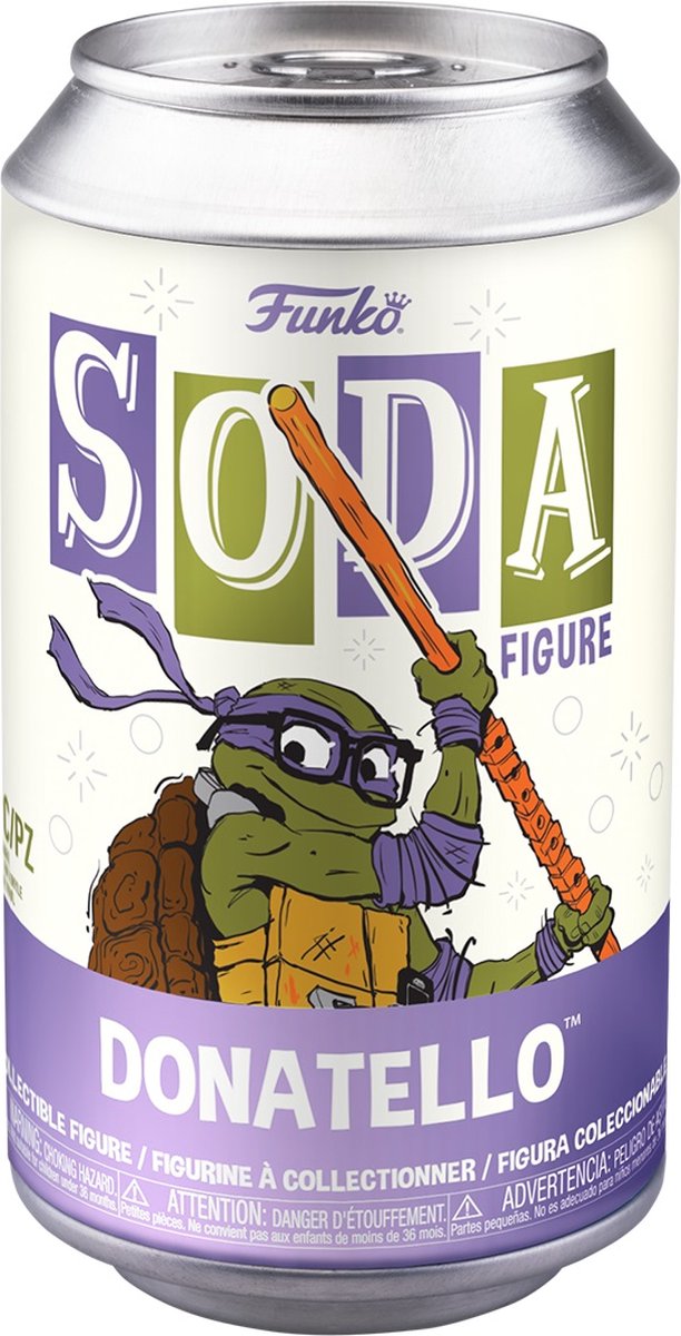 Funko donatello - soda - tortues ninja mutantes adolescentes : figurine de chaos mutant