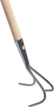 Outils Talen – grattoir de jardin – galvanisé – 3 dents – manche en frêne – 140 cm