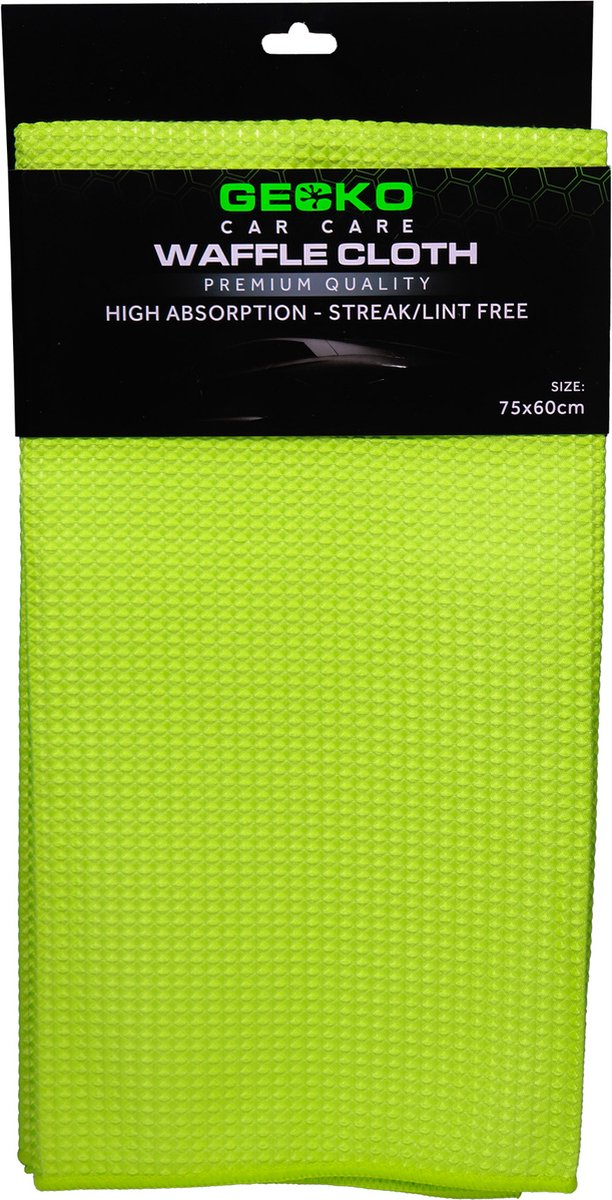 Gecko car care gecko tissu gaufré 75x60cm - tissu de verre