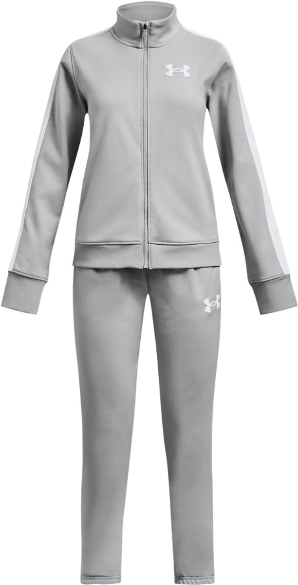 Under Armour UA Knit Track Suit Survêtement unisexe - gris - blanc