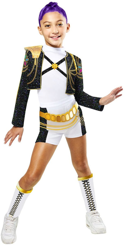 Rubies kpop rumi costume de luxe doré blanc 9-10 ans enfants