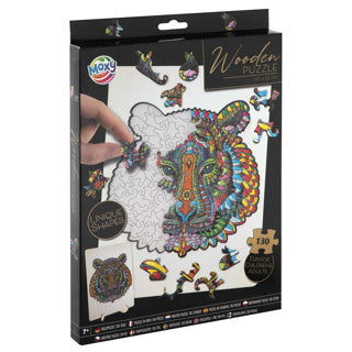 Creative Craft Group Wooden Jigsaw Puzzle Tiger 130st.
