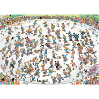 Puzzle Jumbo Jan van Haasteren - skateboard dans le bol - 1000 pcs.