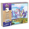 Pack de 3 puzzles en bois Unicorn Academy dans une boîte en bois (3x24 pièces)