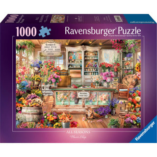 Ravensburger Puzzle All Seasons Flowershop 1000 pièces
