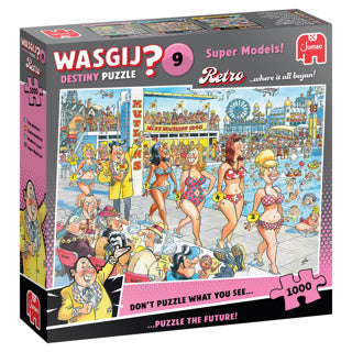 Rondeuse Puzzle Retro Top Models 1000 pièces