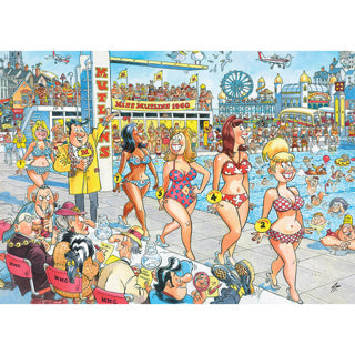 Rondeuse Puzzle Retro Top Models 1000 pièces