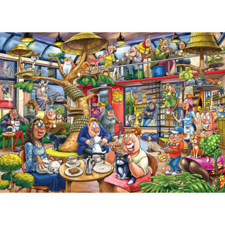 Gaspillement de puzzle mystère chat et jeu de souris 1000 pièces