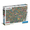 Imp clementoni puzzle ossible mordillo | 2 pièces