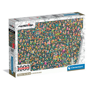 Imp clementoni puzzle ossible mordillo | 2 pièces