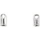 Cretiv Company End Cap Silvered, 10st.