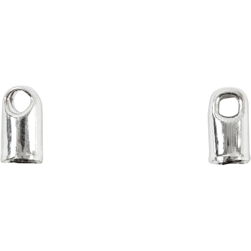 Cretiv Company End Cap Silvered, 10st.