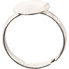 Bague de doigt Creativ company, plaquée argent, 15 pièces, 1 boîte