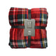 Decoris plaid flanelle polyester carreaux 150x200cm