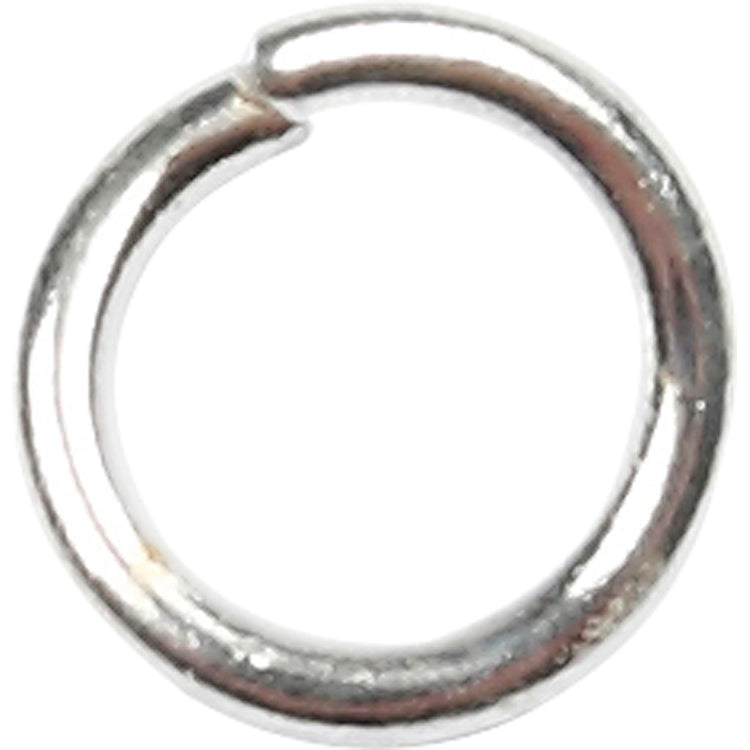 Bagues Creativ Company, taille 4,4 mm, épaisseur 0,7 mm, plaqué argent, 500 pièces 1 boîte