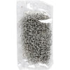 Bagues Creativ Company, taille 4,4 mm, épaisseur 0,7 mm, plaqué argent, 500 pièces 1 boîte