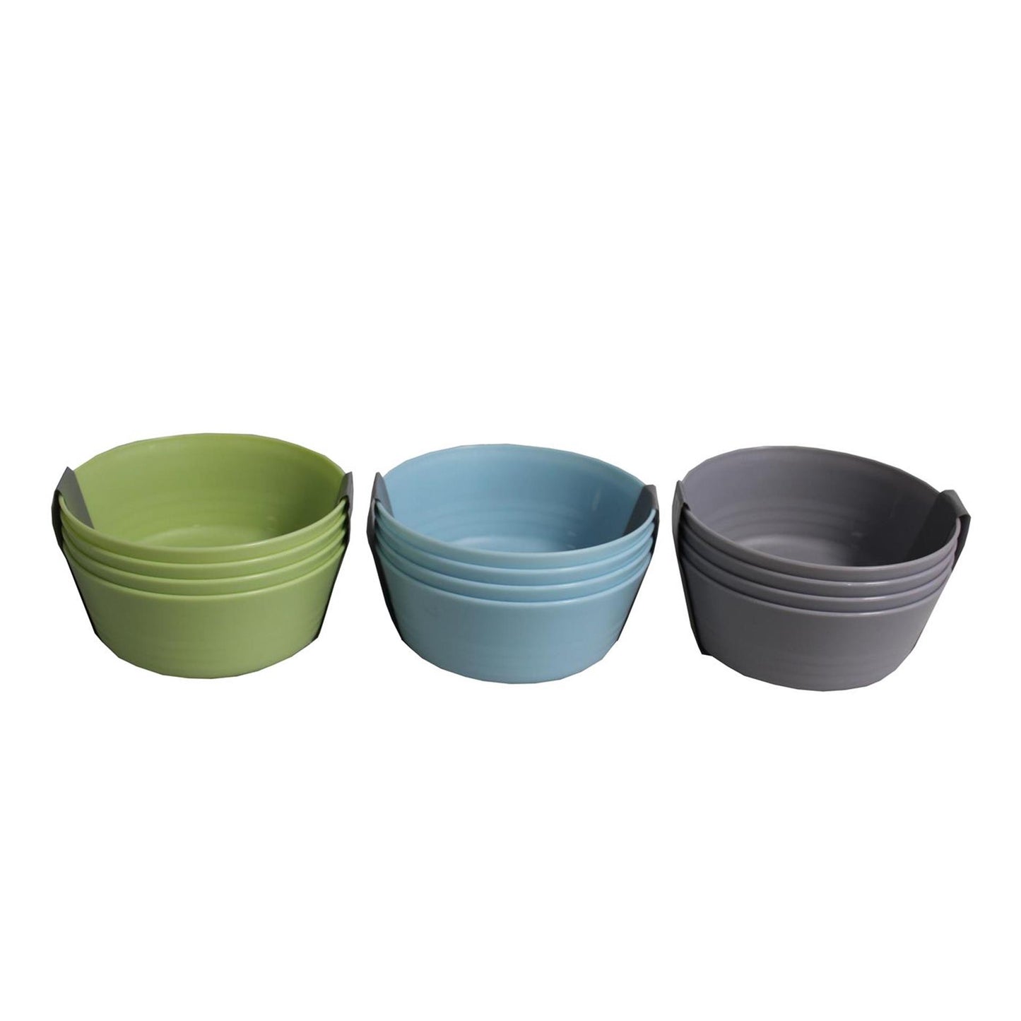 Bol en plastique ø12xh5cm lot de 4