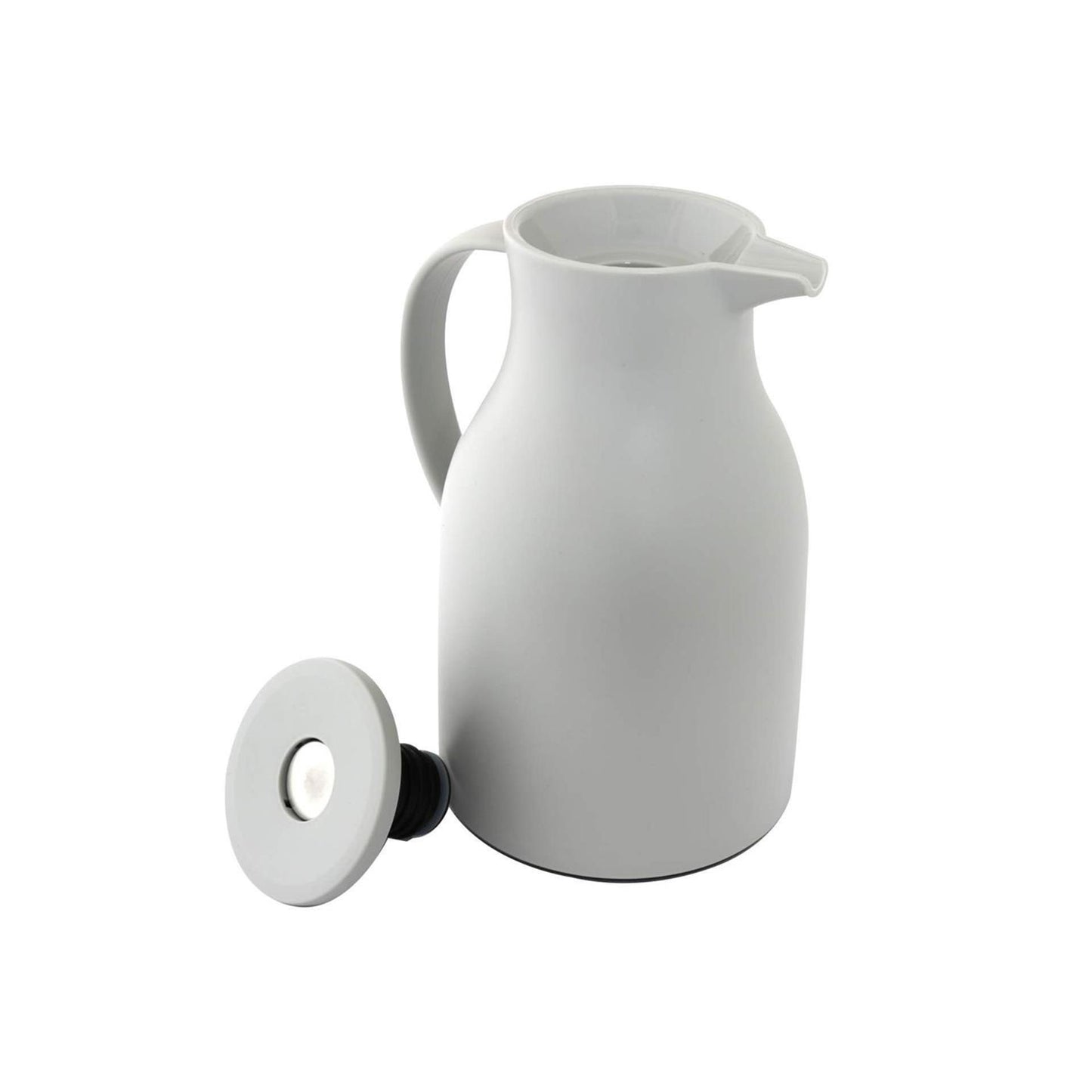 Pichet isotherme en plastique 1l avec bouton poussoir