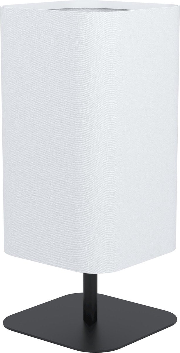 Lampe de table Eglo Guerima - e27 - 42 cm - noir et blanc