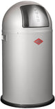 Poubelle junior Wesco pushboy | 22 litres | métal - argent | poubelle - fabriquée en Allemagne