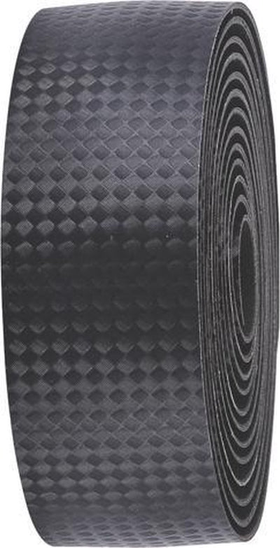 Guidoline Bbb cycling raceribbon carbone vélo de course - extra grip - guidoline autocollante - longueur : 200 cm - épaisseur : 2,5 mm - incl. capuchons de guidon - noirs - bht-04